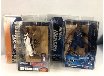 2004/2005 NBA Richard Jefferson And Antawn Jamison - Mcfarlane Toys - 2 Pieces