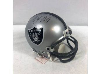 Kenyon Rambo Oakland Raiders Signed Riddell Mini Helmet