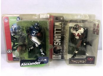 2003/2006 NFL Shaun Alexander And Cadillac Williams - 2 Pieces - Mcfarlane Toys