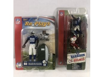 2004/2006 NFL Marvin Harrison Colts And Priest Holmes Figure Lot - 2 Pieces - Mcfarlane Toys