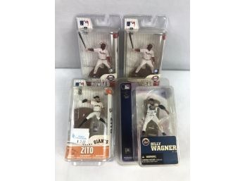 2006/2008 MLB Figures Wagner, Zito, Howard - 4 Pieces - Mcfarlane Toys