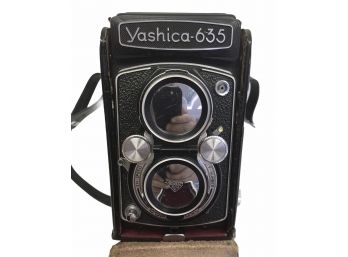 Vintage Yashica 635 35mm Camera With Cover