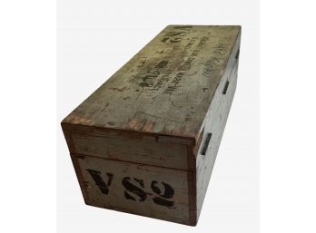 WWII Era - VS2  Aircraft Camera Wooden Crate