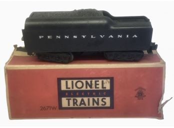 Lionel #2671W  'O' Scale Tender Car, Part Of The # 2141WS Set, 1948-9