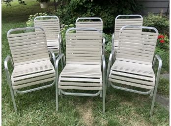 Set Of 6 Fabulous Retro Patio Chairs