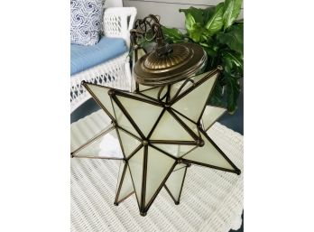 Stunning Moravian Star Hanging Light