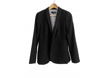 J  Crew Black Wool Blazer Size 2