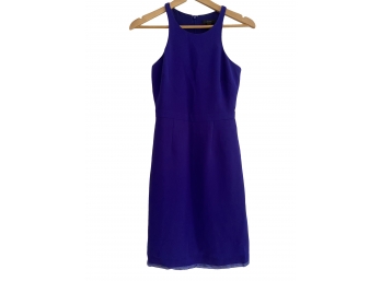 J Crew Sheath Dress PurpleBlue Shade In Size 00