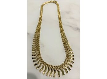 14K Gold Link Necklace