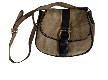 Salvatore Ferragamo Suede Saddle Bag