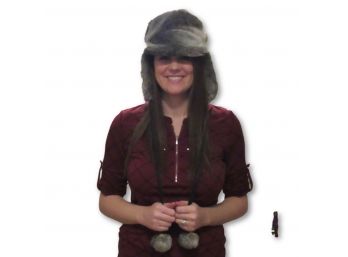 JACQUELINE LAMONT Fur Hat (Retail $395.00)