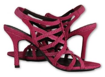 ELIZABETH & JAMES Pink Strappy Sandal - Size 7.5 (Retail $298.00)
