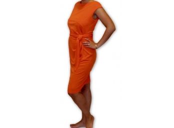 LAUREN BY RALPH LAUREN Orange Maxi Dress - Size 4 (Retail $249.00)