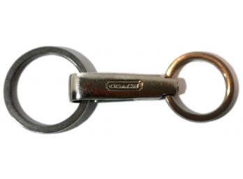 COACH Metal, Double Ended, Releasing Keychain (Retail $195.00)