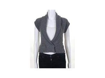 YA YA Short Grey Vest - Size  M (Retail $295.00)