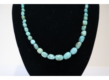 Jay King DTR 925 Sterling Silver Clasp Turquoise Necklace