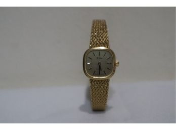 18K Yellow Gold Swiss Made G - Line Quartz Watch 30 Grams