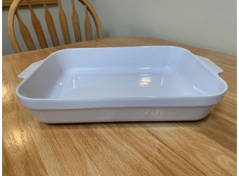 Emile Henry White Porcelain Baking Dish