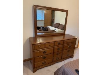 Hungerford Furntirue Maple Dresser With Mirror