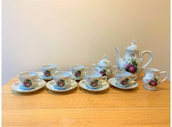 Fabulous Porcelain Tea Service For Six