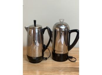 Two Electric Coffee Makers