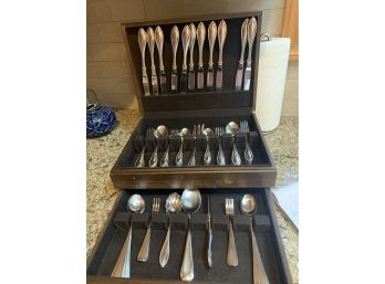 Partial Oneida Flatware Service On Original Box