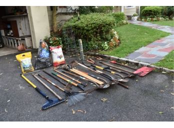 Collection Of Gardening Tools