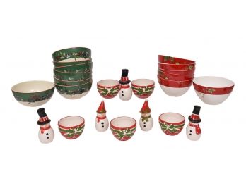 Lenox Christmas Bowls 'Winter Song' And 'Winter Greetings' And More!