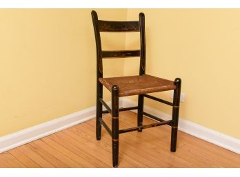 Antique Hickory Style Ladder-back Chair