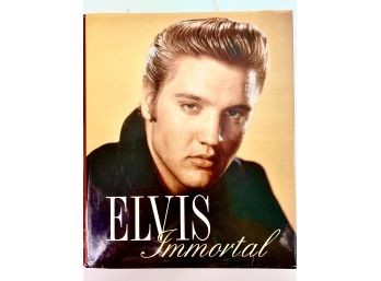 Elvis Immortal Hardbound Book With Dustjacket