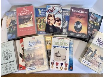 Group Of 14 Military VHS Tapes - Some In German - Lot #2