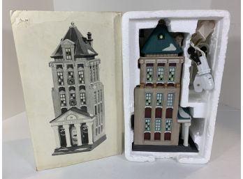 Heritage Village Collection Brokerage House #5881-5 Christmas In The City Series With Box