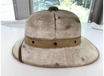 Vintage Hawley Products Military Pressed Fiber Sun Helmet