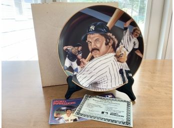 Thurman Munson Collector Plate - NIB