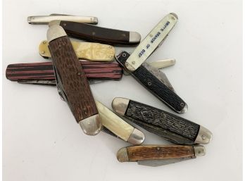 Pocket Knife Group Of 11