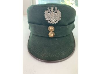 Vintage German Wool Military Cap