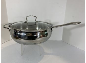 Tools Of The Trade Classique Belgique Stainless Steel 12' Skillet With Glass Lid