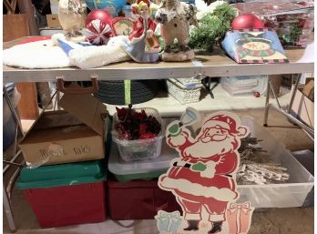 A Large Group Of Christmas Decorations & Ornaments