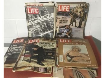 35 Plus LIFE Magazines 1970s