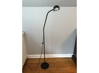 Adjustable Black Metal Floor Lamp 55H