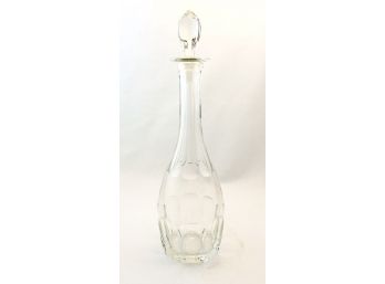 Vintage Mosher Glass Decanter