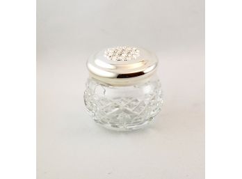 Waterford - Glenmede Sterling Lidded Vanity Jar