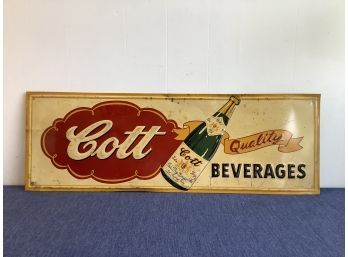 Very Early Cott Beverage Sign