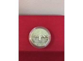 1986 Ellis Island Addition One Dollar Coin