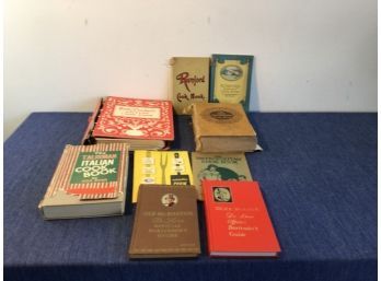 Cook Book Lot Of 9 Books