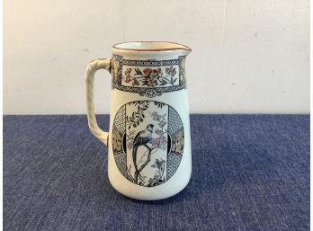 Asian Designed White Pitcher