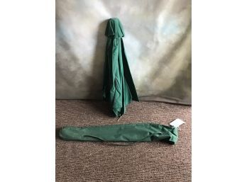 Green Patio Umbrella In Bag