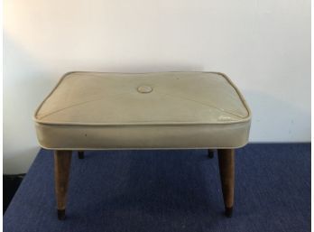 Tan Cushioned Foot Stool