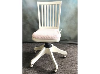 White Pottery Barn Computer Chair