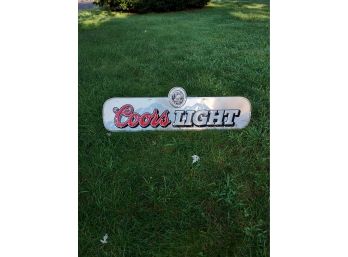 Coors Light Advertising Sign